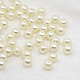 Acrylic Imitation Pearl Round Beads MACR-J119-6mm-22-1