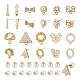 22Pcs 11 Style Alloy Stud Earrings FIND-TA0002-47-1