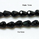 Perlas de cristal de cristal hebras X-GLAA-D034-15x10mm-14-1