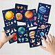 48 Sheets 8 Styles Paper Make a Face Stickers DIY-WH0467-010-5