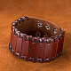 Bracelets de cordon en cuir vogue pour hommes BJEW-BB15626-9