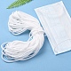 1/8 inch Flat Nylon Elastic Hollow Band for Face Mouth Cover Ear Loop OCOR-E024-02-1