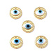 Colgantes artesanales de mal de ojo ZIRC-L102-15G-03-1