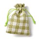 Cloth Imitation Burlap Drawstring Bags AJEW-D064-01B-2
