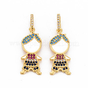 Латунные подвески из микро-паве KK-S354-336-NF