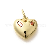 Латунные микро проложить кубического циркония подвески KK-L225-025G