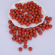 Круглые силиконовые фокусные бусины SI-JX0046A-81