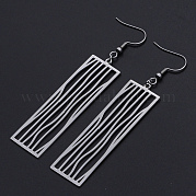 Серьги-подвески из нержавеющей стали 201 STAS-S105-JN614-1