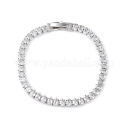 Теннисный браслет из кубического циркония BJEW-L652-24P-02