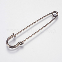 China Factory Iron Lapel Pin Backs, Tie Tack Pin, Brooch Findings, Tray:  4.5mm, 12mm Tray: 4.5mm, 12mm, Pin: 1mm in bulk online 