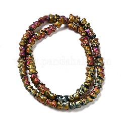 Стеклянные бусины с гальваническим покрытием &nbsp;EGLA-Q127-A02-01B