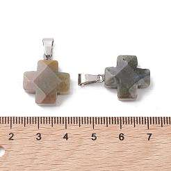 Природного индийского агата подвески&nbsp;G-K359-02P-05