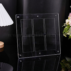 ПВХ настольные спортивные держатели для карточек&nbsp;AJEW-WH0248-918A