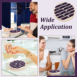 Стойки для деревянных колец на 6 слот&nbsp;RDIS-WH0011-30