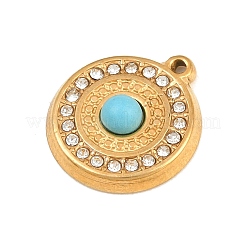 Pendentifs en strass en acier inoxydable 304&nbsp;CE-CBAF3A3-25G-01