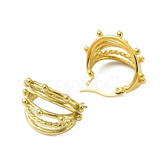 Серьги-кольца из нержавеющей стали 304&nbsp;EJEW-K271-02H-G