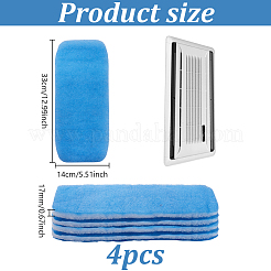 4 шт. целлюлозный хлопковый фильтр для автомобильных кондиционеров&nbsp;AJEW-GA0009-25B