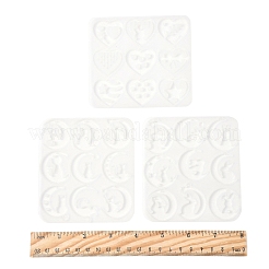 3шт 3 Молды для подвесок своими руками&nbsp;AJEW-FS0001-33