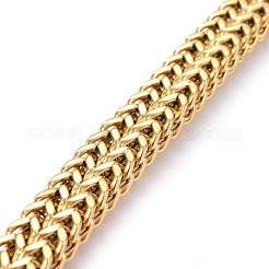 Bracelets en maille d'acier inoxydable 304&nbsp;BJEW-L631-35G