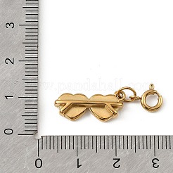 Ciondolo decorativo in acciaio inossidabile 304 smaltato per San Valentino&nbsp;STAS-H262-01G