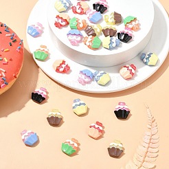 Кабошоны из смолы 30шт 6 цветов&nbsp;CRES-CJ0001-72