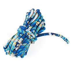 Cordon en polyester imprimé floral ethnique de 5 m&nbsp;OCOR-TA0003-94D