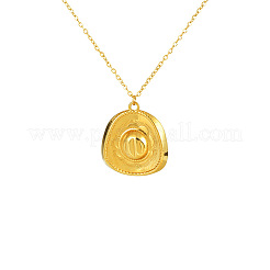 Colliers pendentifs chapeau de cowboy en acier inoxydable 304&nbsp;WGB678A-01