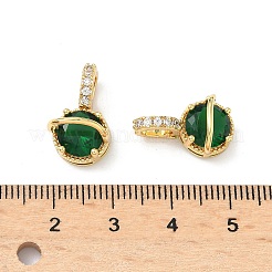 Латунные микро проложить кубического циркония подвески&nbsp;KK-Z139-04G