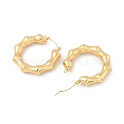 Серьги-кольца из нержавеющей стали 304 в форме многоугольника&nbsp;EJEW-Q011-13G-1