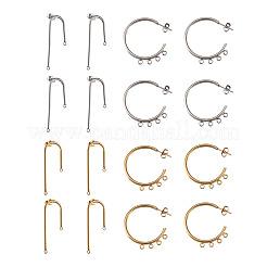 Фурнитура для сережек-гвоздиков из нержавеющей стали 304&nbsp;STAS-TA0004-66