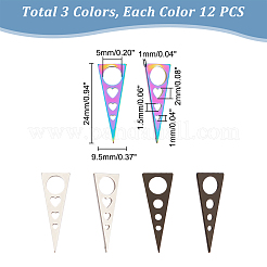 36 шт. 3 подвески из нержавеющей стали 201 и 304&nbsp;STAS-UN0043-15