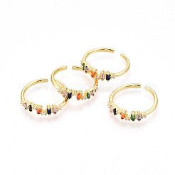 Манжеты из латуни с микро паве кубический цирконий для женщин&nbsp;LS-KK-T070-110