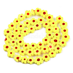 Millefiori a mano fili di perline di vetro&nbsp;LAMP-N029-017B-07