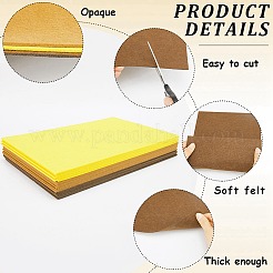 21шт. нетканый войлочный материал 3 цветов&nbsp;SENE-CP0001-01B