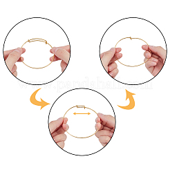 Изготовление регулируемых железных браслетов&nbsp;BJEW-CA0001-01