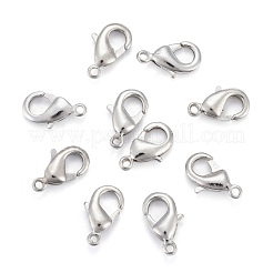 Платина латунные когтя омара застежками&nbsp;X-KK-902-N-NF