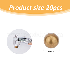 Латунные бусины&nbsp;KK-FH0007-45C-02