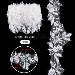 Отделка кружевом ткани&nbsp;OCOR-WH0082-418