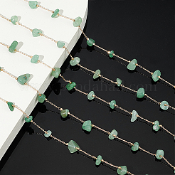 Набор для самостоятельного изготовления ювелирных изделий из натурального зеленого авантюрина&nbsp;DIY-WR0004-16A