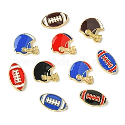 40 pz 10 stili perline smaltate in lega di zinco&nbsp;FIND-CJ0003-77