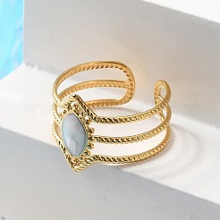 Кольца-манжеты из нержавеющей стали 304 с эмалевым покрытием&nbsp;X-RJEW-M171-32G