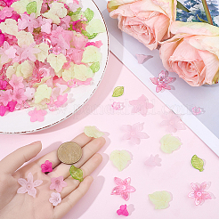 Kit fai da te di reperti di fiori e foglie&nbsp;DIY-BM0001-12A