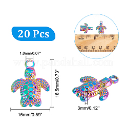 20 шт. подвески из нержавеющей стали 201&nbsp;STAS-NB0001-80