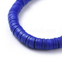 Argile polymère perles heishi perles bracelets extensibles&nbsp;BJEW-JB04449