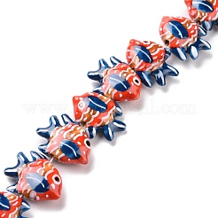 Фарфоровые бусины ручной работы&nbsp;PORC-G002-54C