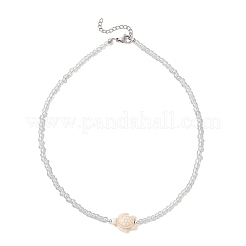 6 шт. 6 варианта ожерелья из искусственной бирюзы в виде морской черепахи с бусинами из стекла для женщин&nbsp;NJEW-JN05931