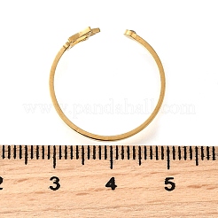 Кольца-манжеты из нержавеющей стали 304 с микропаве из кубического циркония&nbsp;RJEW-S628-02G