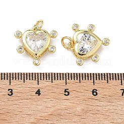 Ottone micro spianare pendenti zirconi&nbsp;KK-B170-02G-02