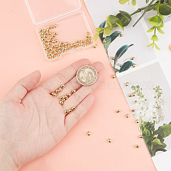 100 шт. латунные бусины с покрытием стойки&nbsp;KK-GO0001-72