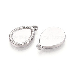 Cabochon pendenti in acciaio inossidabile 304&nbsp;STAS-T067-67P